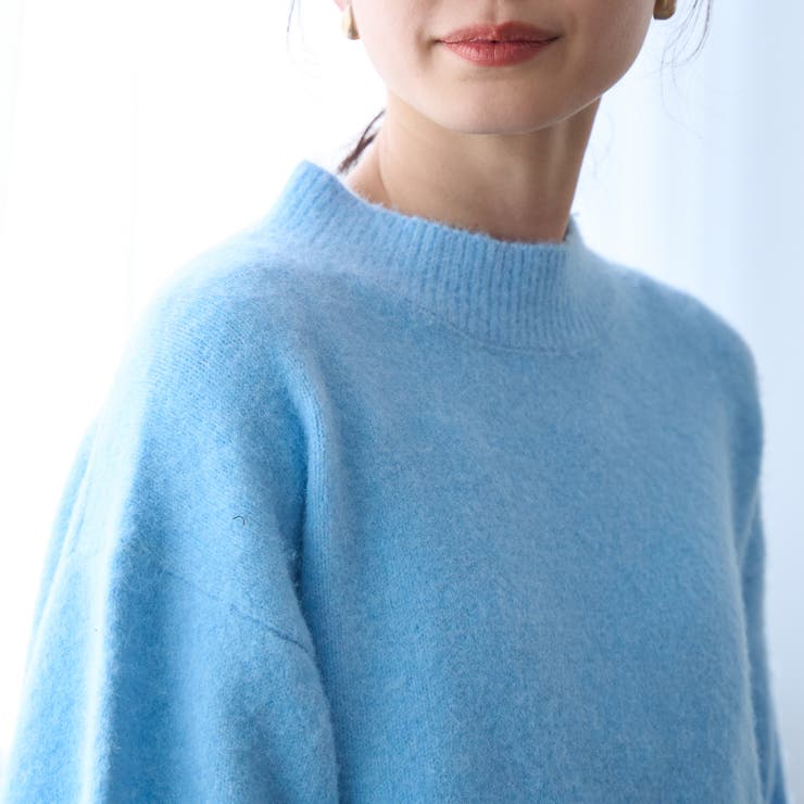 フラッフィーモックネック ウォッシャブルニット（WEB限定カラーあり） | coen【women】 | 詳細画像39 