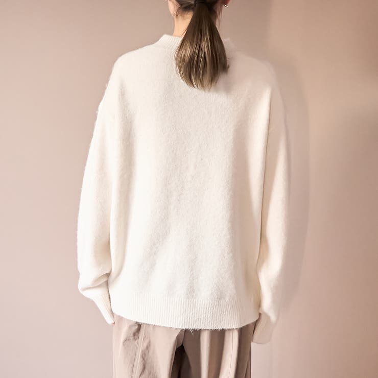 フラッフィーモックネック ウォッシャブルニット（WEB限定カラーあり） | coen【women】 | 詳細画像45 