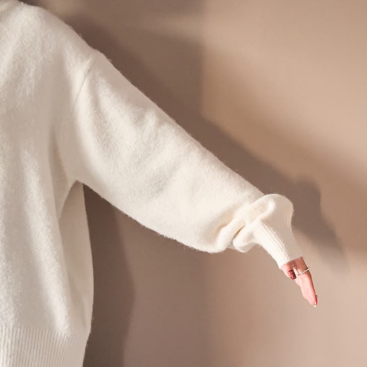 フラッフィーモックネック ウォッシャブルニット（WEB限定カラーあり） | coen【women】 | 詳細画像47 