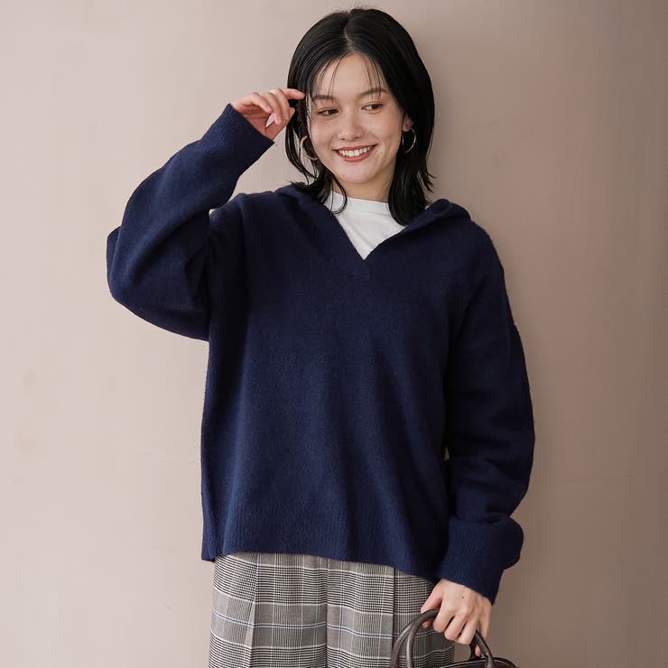 フラッフィーフーディ ウォッシャブルニット（WEB限定カラーあり） | coen【women】 | 詳細画像22 