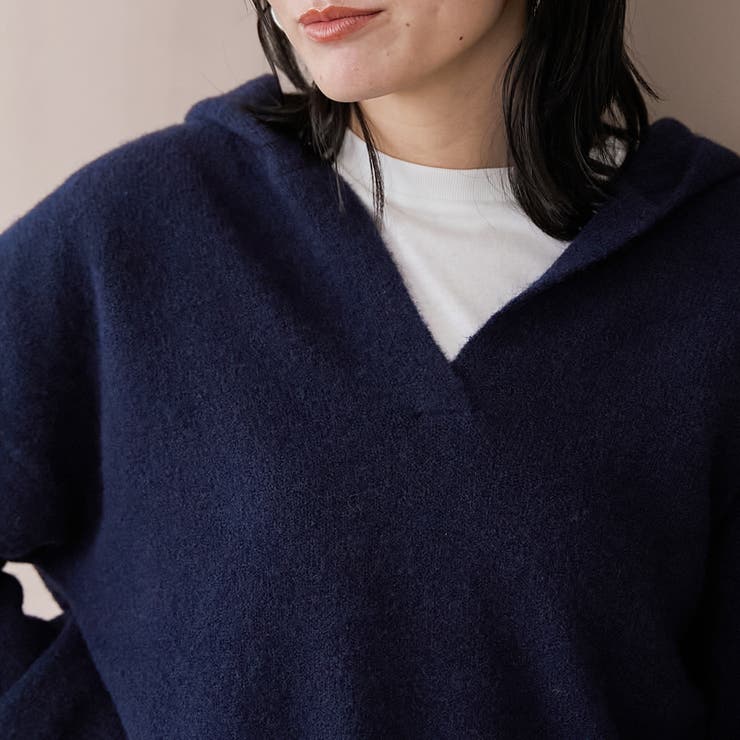 フラッフィーフーディ ウォッシャブルニット（WEB限定カラーあり） | coen【women】 | 詳細画像24 