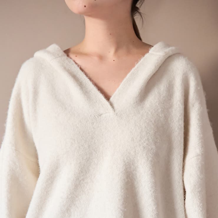 フラッフィーフーディ ウォッシャブルニット（WEB限定カラーあり） | coen【women】 | 詳細画像31 