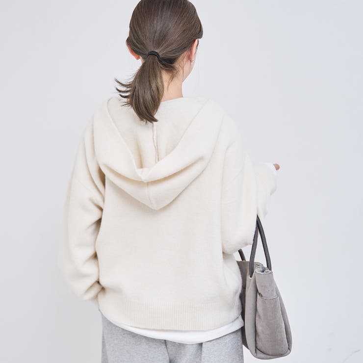 フラッフィーフーディ ウォッシャブルニット（WEB限定カラーあり） | coen【women】 | 詳細画像7 