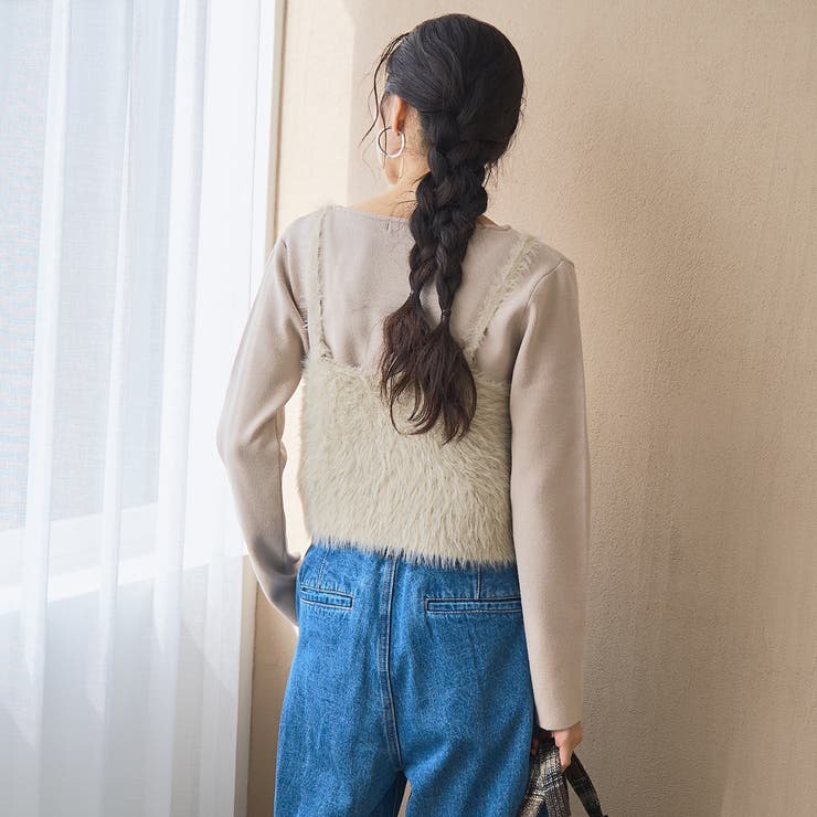 【セットアイテム】ウォッシャブル シャギーニットキャミセット | coen【women】 | 詳細画像10 