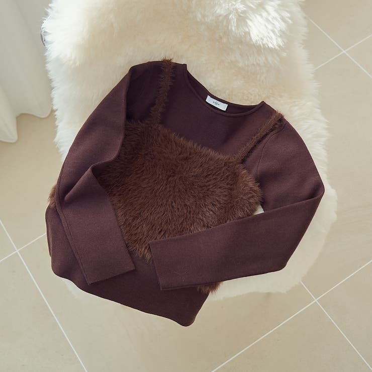 【セットアイテム】ウォッシャブル シャギーニットキャミセット | coen【women】 | 詳細画像15 