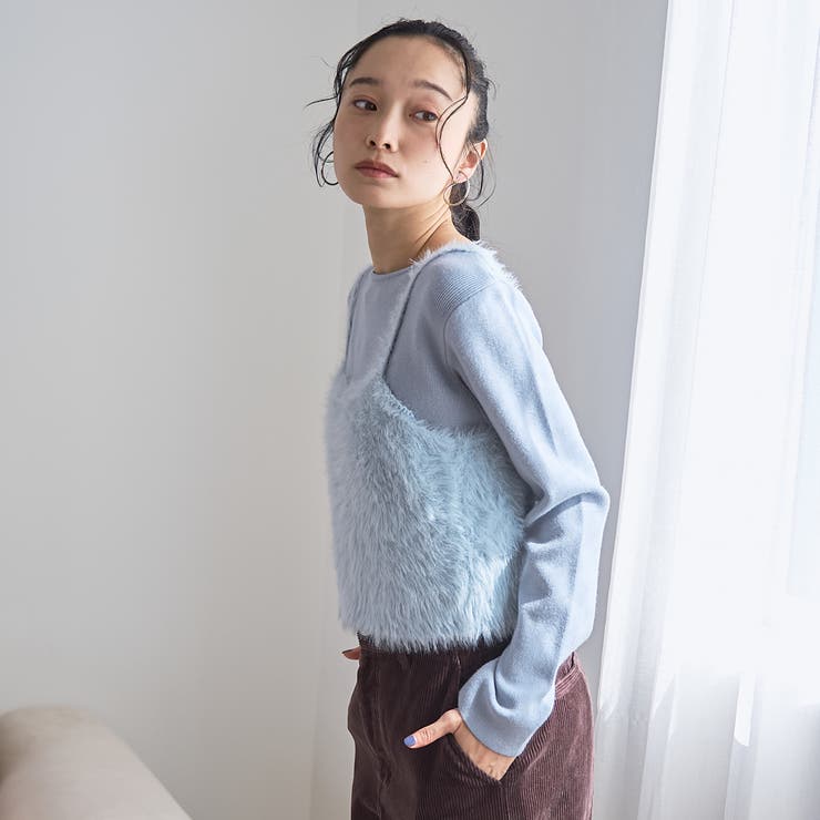 【セットアイテム】ウォッシャブル シャギーニットキャミセット | coen【women】 | 詳細画像24 