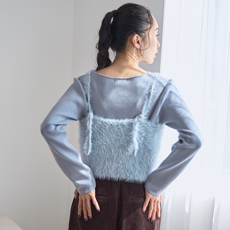 【セットアイテム】ウォッシャブル シャギーニットキャミセット | coen【women】 | 詳細画像25 