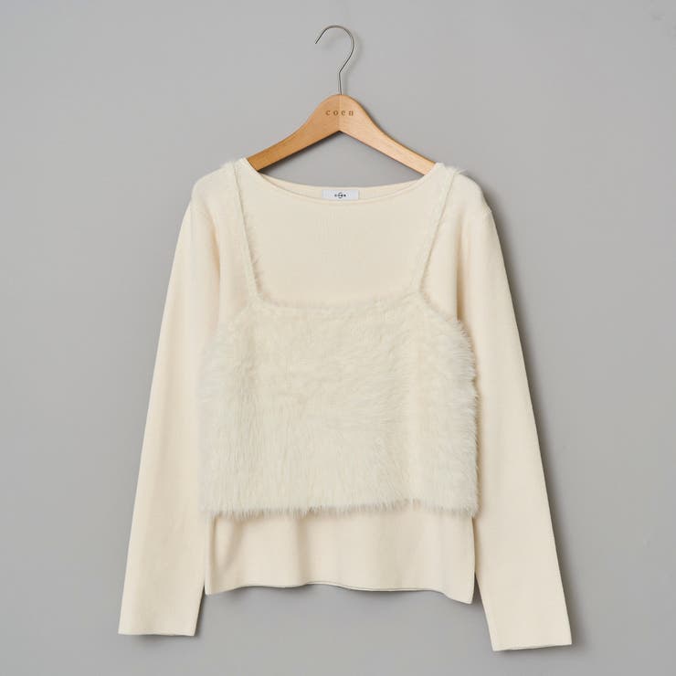 【セットアイテム】ウォッシャブル シャギーニットキャミセット | coen【women】 | 詳細画像39 