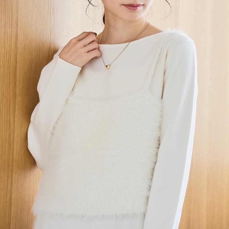 【セットアイテム】ウォッシャブル シャギーニットキャミセット | coen【women】 | 詳細画像4 