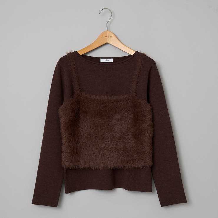 【セットアイテム】ウォッシャブル シャギーニットキャミセット | coen【women】 | 詳細画像41 