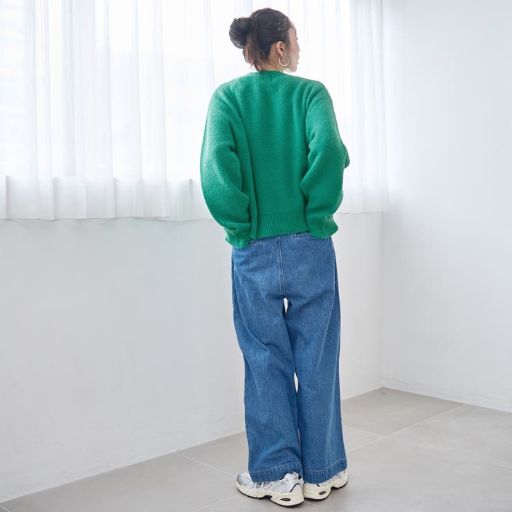 フェザーヤーンロゴジャガードニット | coen【women】 | 詳細画像22 