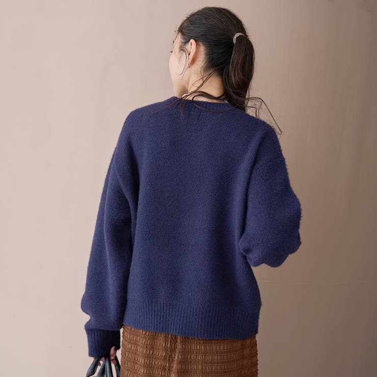 フェザーヤーンロゴジャガードニット | coen【women】 | 詳細画像26 