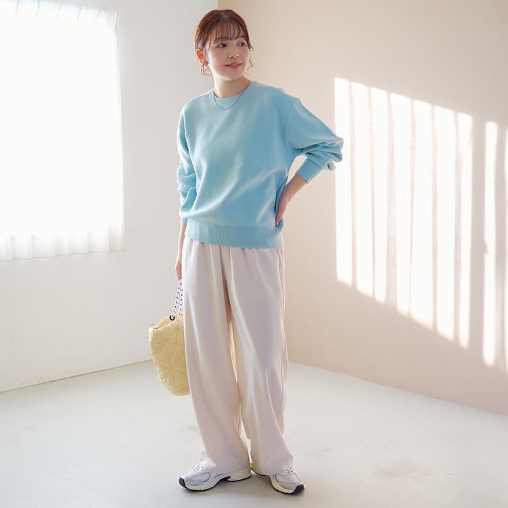 【選べる6色展開 スプリングカラー】袖刺繍 スウェットライクハイゲージニット | coen【women】 | 詳細画像26 