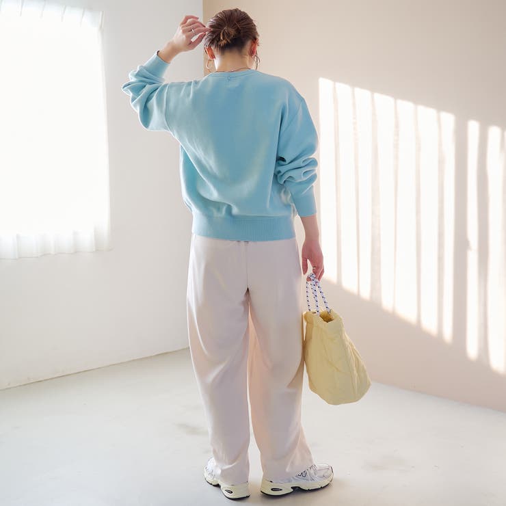 【選べる6色展開 スプリングカラー】袖刺繍 スウェットライクハイゲージニット | coen【women】 | 詳細画像28 