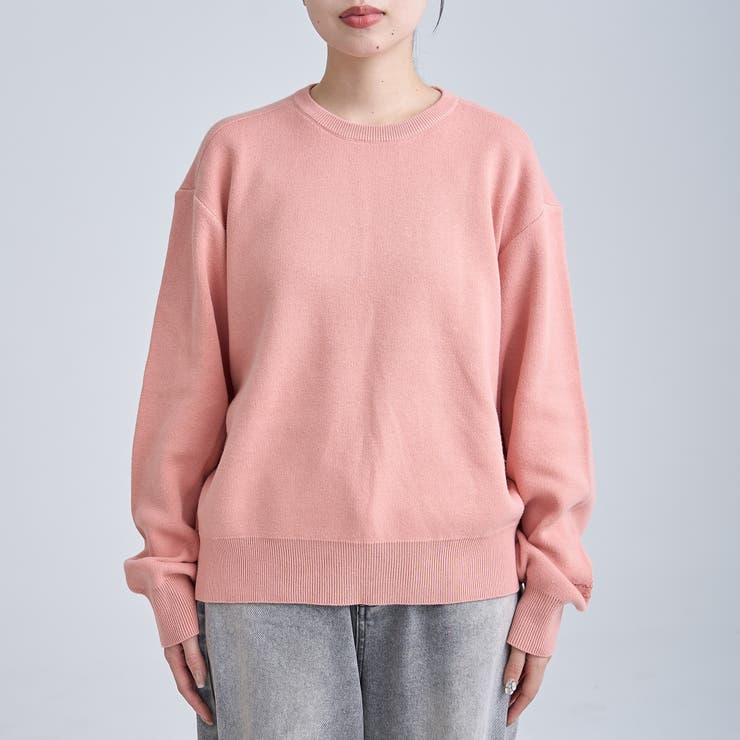 【選べる6色展開 スプリングカラー】袖刺繍 スウェットライクハイゲージニット | coen【women】 | 詳細画像31 