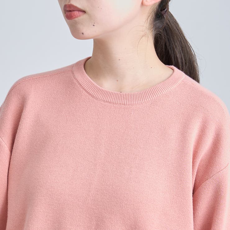 【選べる6色展開 スプリングカラー】袖刺繍 スウェットライクハイゲージニット | coen【women】 | 詳細画像34 