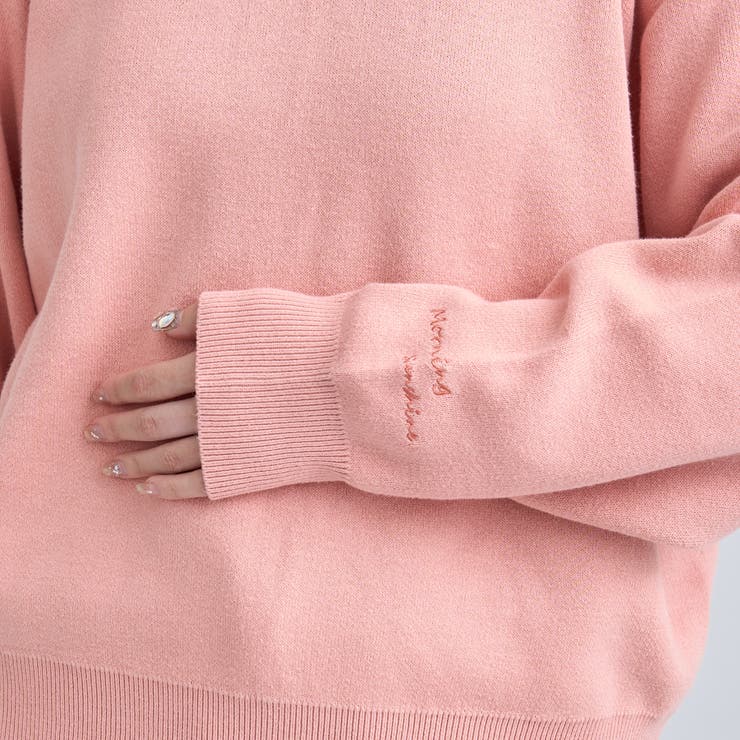 【選べる6色展開 スプリングカラー】袖刺繍 スウェットライクハイゲージニット | coen【women】 | 詳細画像36 