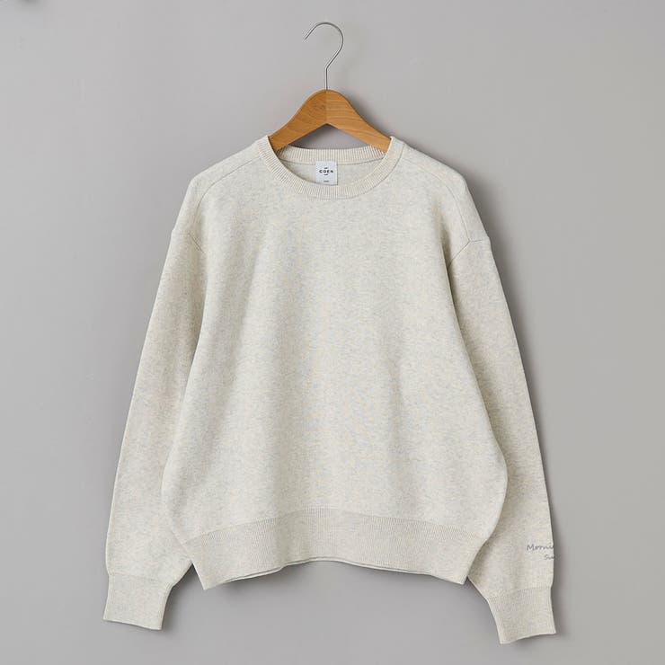 【選べる6色展開 スプリングカラー】袖刺繍 スウェットライクハイゲージニット | coen【women】 | 詳細画像42 