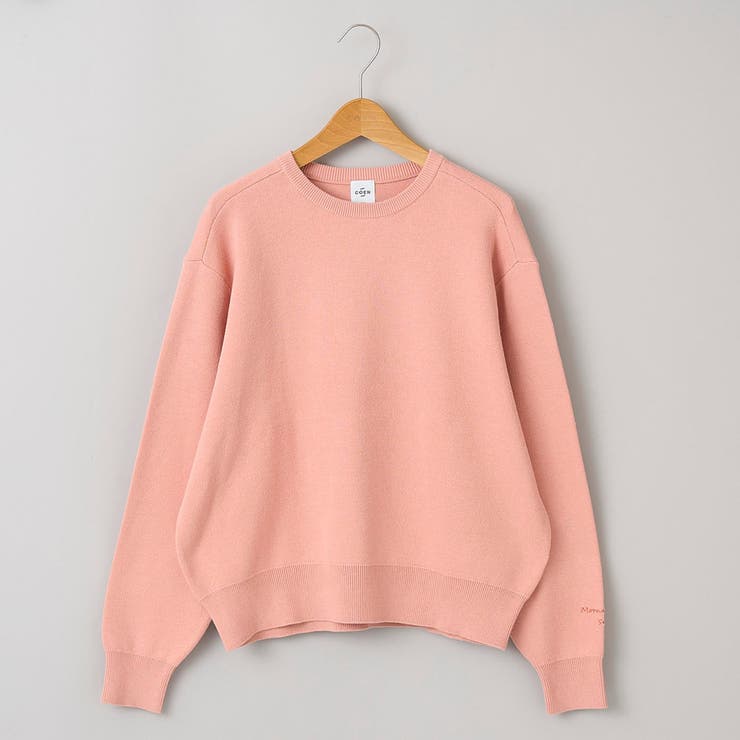 【選べる6色展開 スプリングカラー】袖刺繍 スウェットライクハイゲージニット | coen【women】 | 詳細画像46 