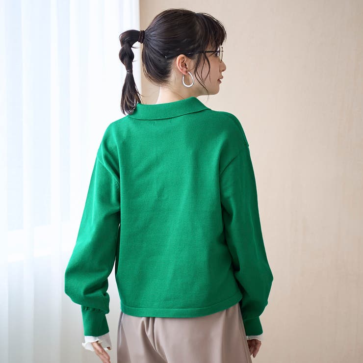 【PENNEYS（ぺニーズ）別注】襟付きポロニット | coen【women】 | 詳細画像20 