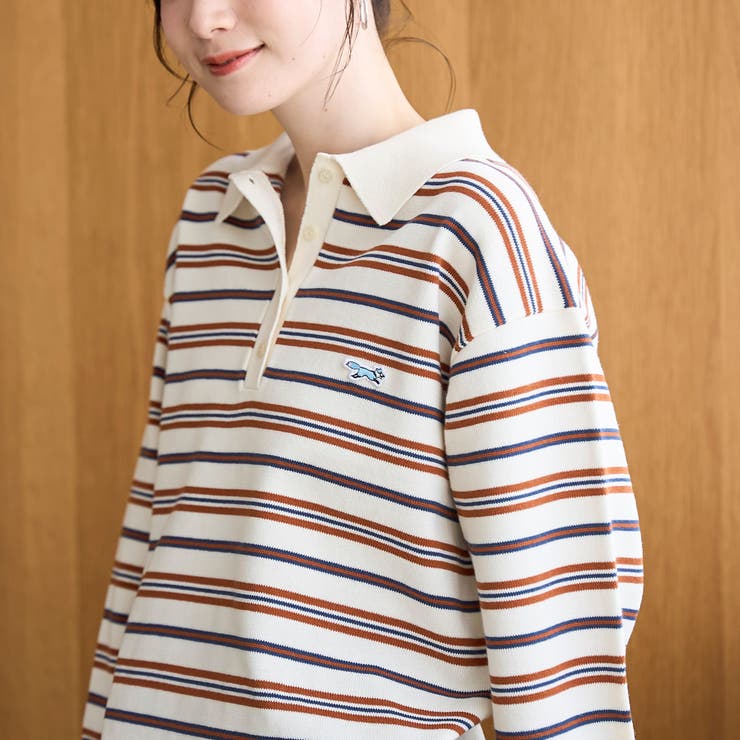 【PENNEYS（ぺニーズ）別注】襟付きポロニット | coen【women】 | 詳細画像7 