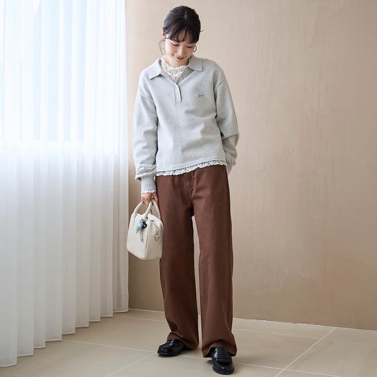 【PENNEYS（ぺニーズ）別注】襟付きポロニット | coen【women】 | 詳細画像8 