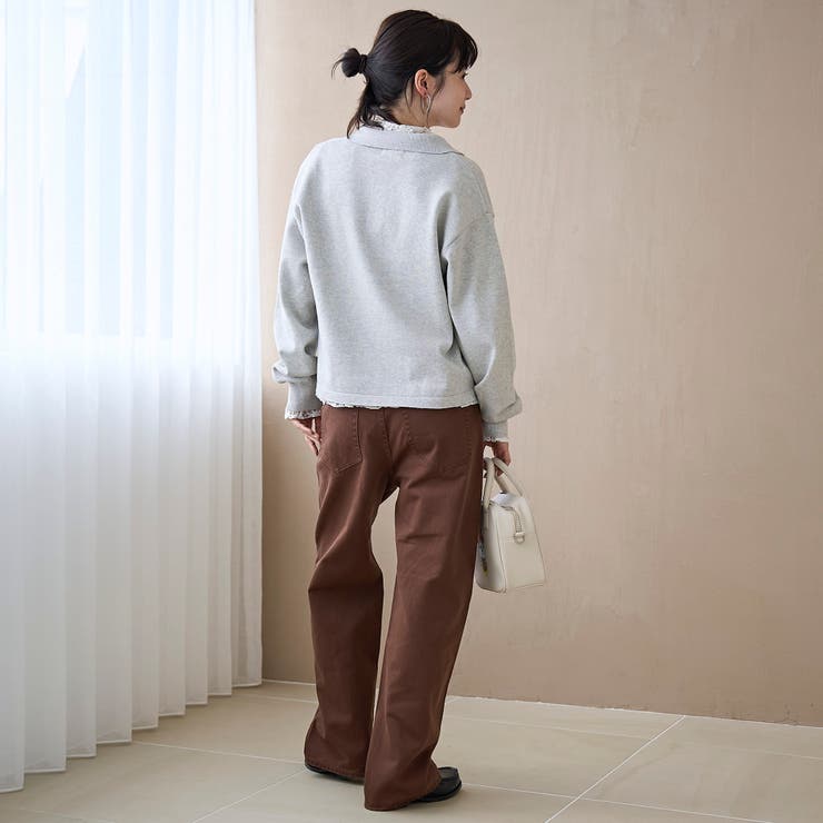 【PENNEYS（ぺニーズ）別注】襟付きポロニット | coen【women】 | 詳細画像9 