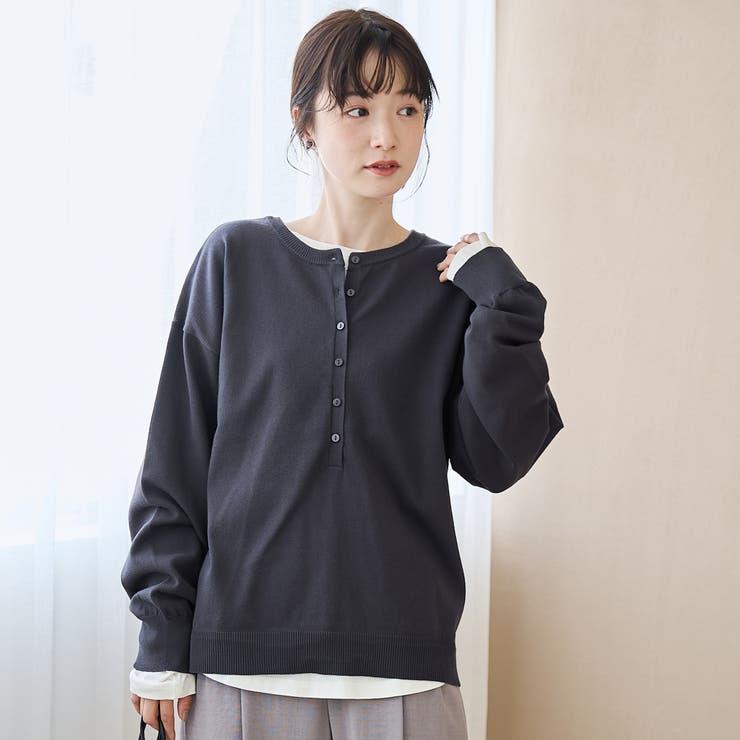 【セットアイテム】2wayヘンリーネックニットセット | coen【women】 | 詳細画像10 