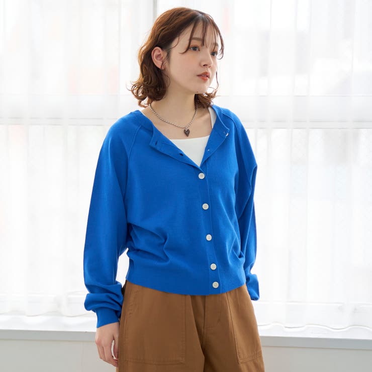 【UVカット】ラグラン2way シアークルーカーディガン | coen【women】 | 詳細画像19 