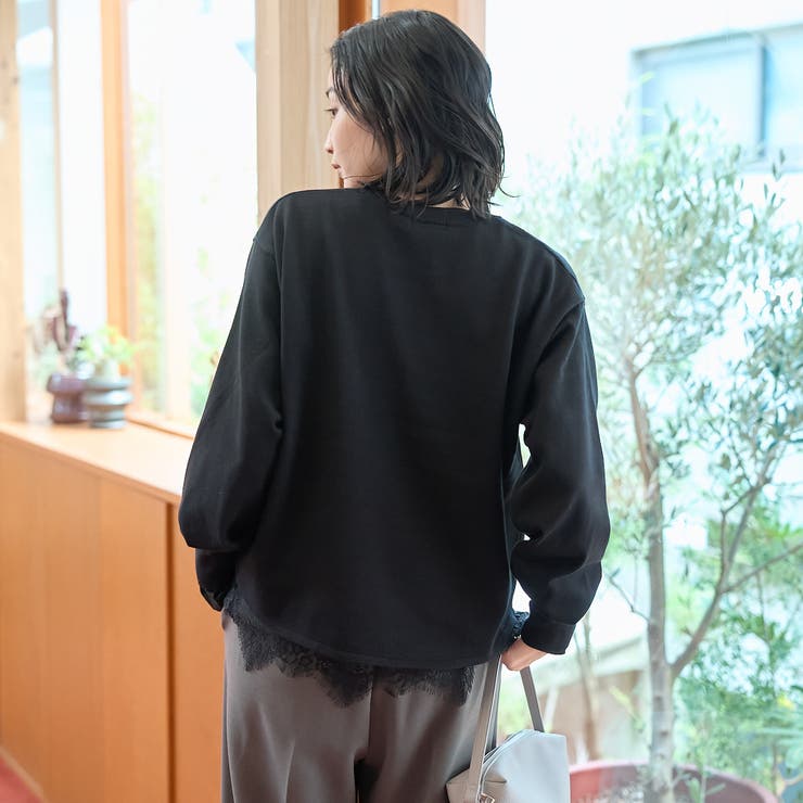 【セットアイテム】裾レースレイヤードニットセット（WEB限定カラーあり） | coen【women】 | 詳細画像12 