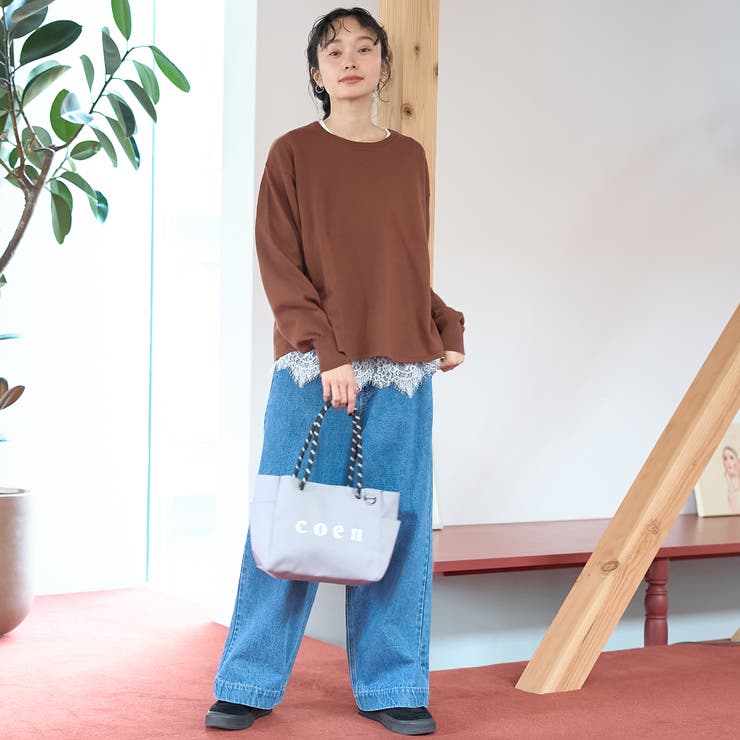 【セットアイテム】裾レースレイヤードニットセット（WEB限定カラーあり） | coen【women】 | 詳細画像19 