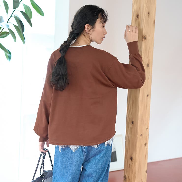 【セットアイテム】裾レースレイヤードニットセット（WEB限定カラーあり） | coen【women】 | 詳細画像22 