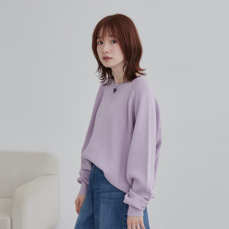 【色で遊ぶハイゲージゆるニット 6色展開 推しカラー】スウェットライクニットプル… | coen【women】 | 詳細画像18 