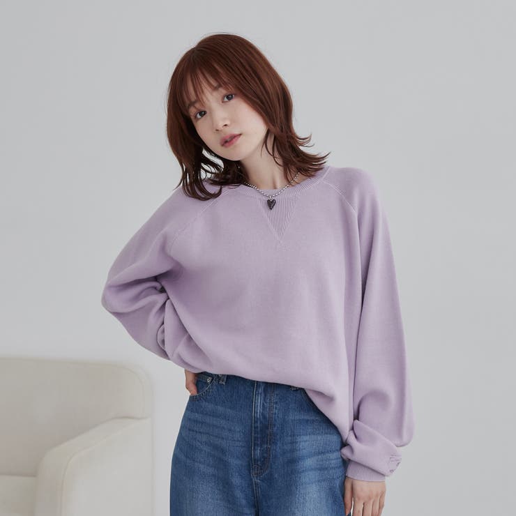 【色で遊ぶハイゲージゆるニット 6色展開 推しカラー】スウェットライクニットプル… | coen【women】 | 詳細画像20 