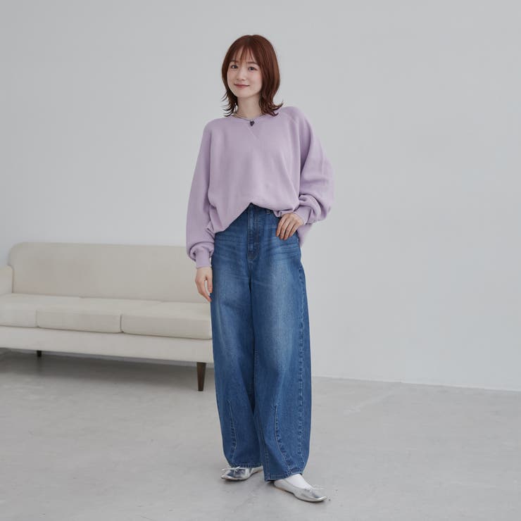 【色で遊ぶハイゲージゆるニット 6色展開 推しカラー】スウェットライクニットプル… | coen【women】 | 詳細画像21 