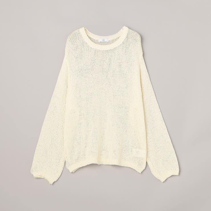 OFF WHITE | テープヤーンメッシュプルオーバー | coen【women】