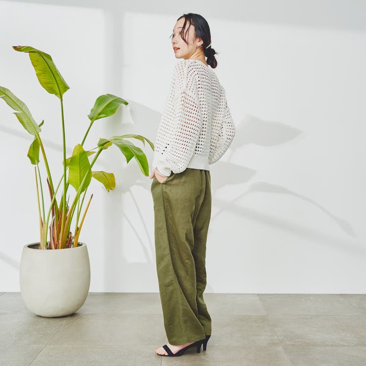 透かし編み柄サマーニットプルオーバー | coen【women】 | 詳細画像6 
