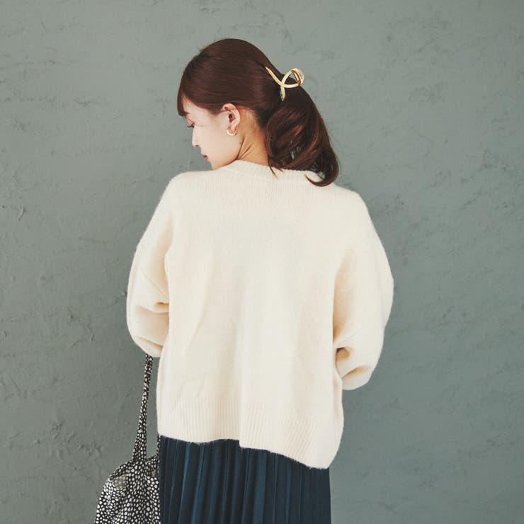 洗える］もちふわ2WAYニットカーディガン#（WEB限定カラー）[品番