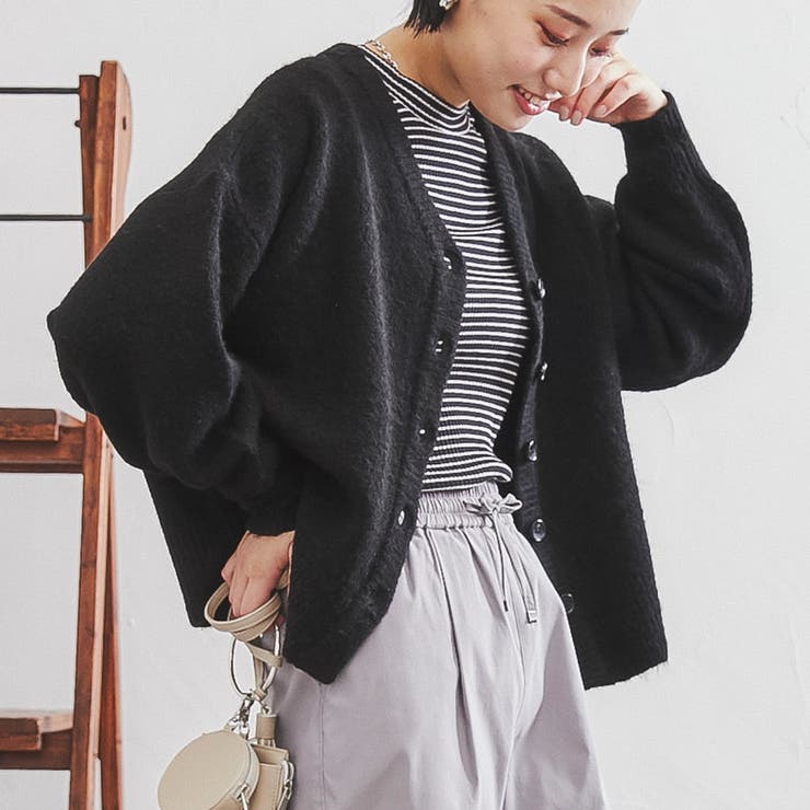 洗える］もちふわ2WAYニットカーディガン#（WEB限定カラー）[品番