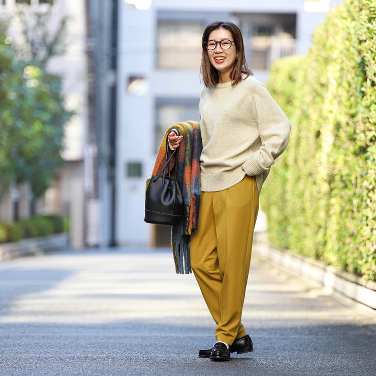 ［洗える］ラムウールブレンドエポーレットスリーブニットプルオーバー | coen【women】 | 詳細画像12 