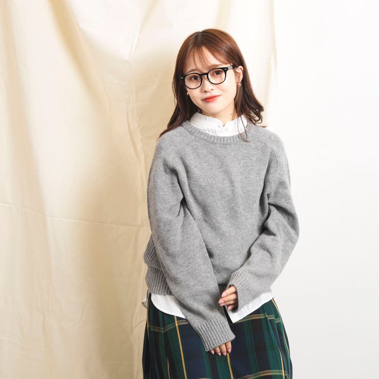 ［洗える］ラムウールブレンドエポーレットスリーブニットプルオーバー | coen【women】 | 詳細画像13 