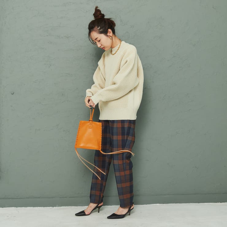 洗える］もちふわモックネックニットプルオーバー[品番：COEW0003786