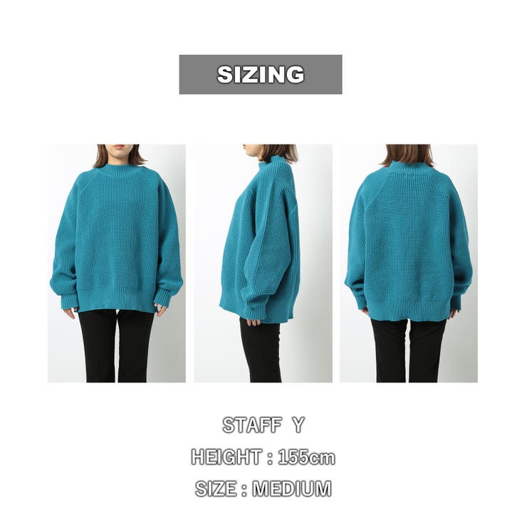 洗える］もちふわモックネックニットプルオーバー[品番：COEW0003786