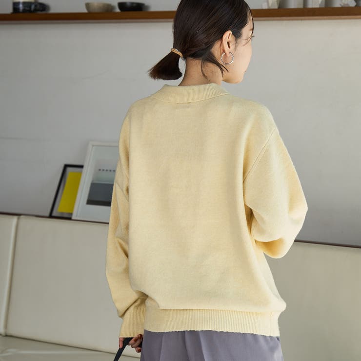 ポロニットプルオーバー[品番：COEW0004935]｜coen【women】（コーエン