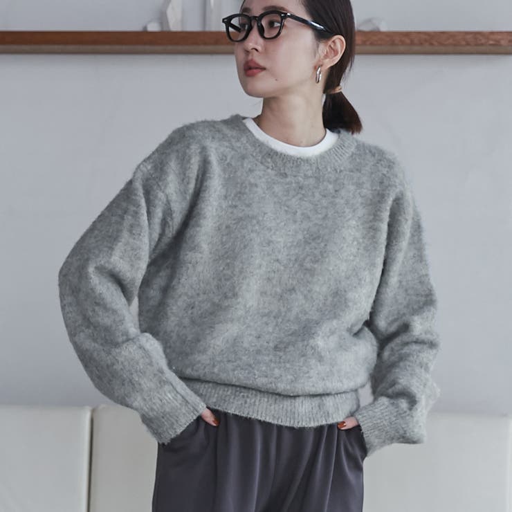 リラクシーシャギーニット[品番：COEW0004936]｜coen【women