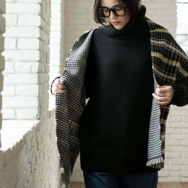 【WEB限定】ミドルゲージタートルネックニット | coen【women】 | 詳細画像23 