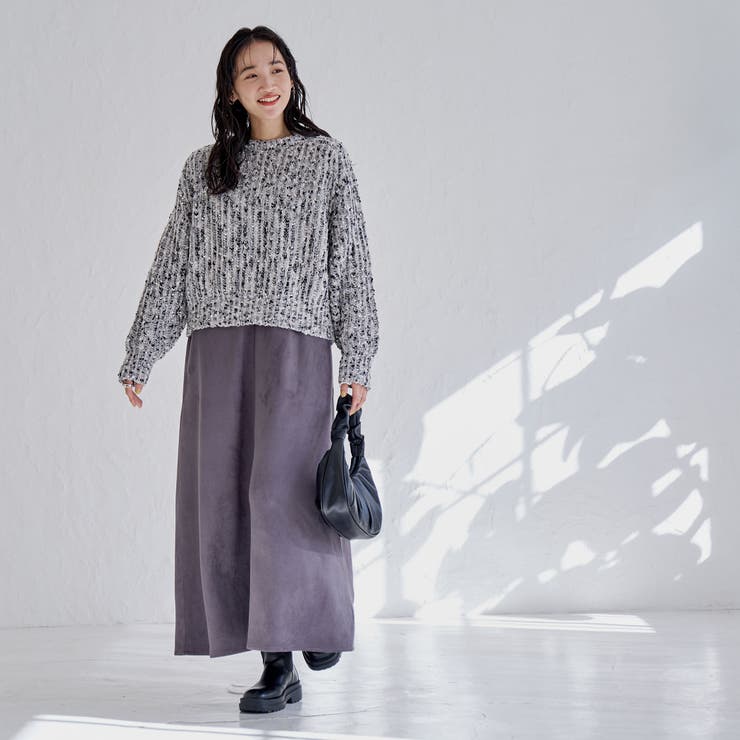 カスリネップヤーンミックスカラーニット | coen【women】 | 詳細画像24 