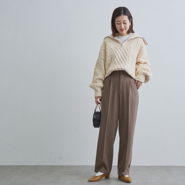 ケーブルハーフジップニット | coen【women】 | 詳細画像18 