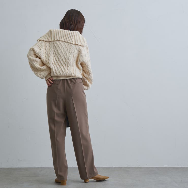 ケーブルハーフジップニット | coen【women】 | 詳細画像20 