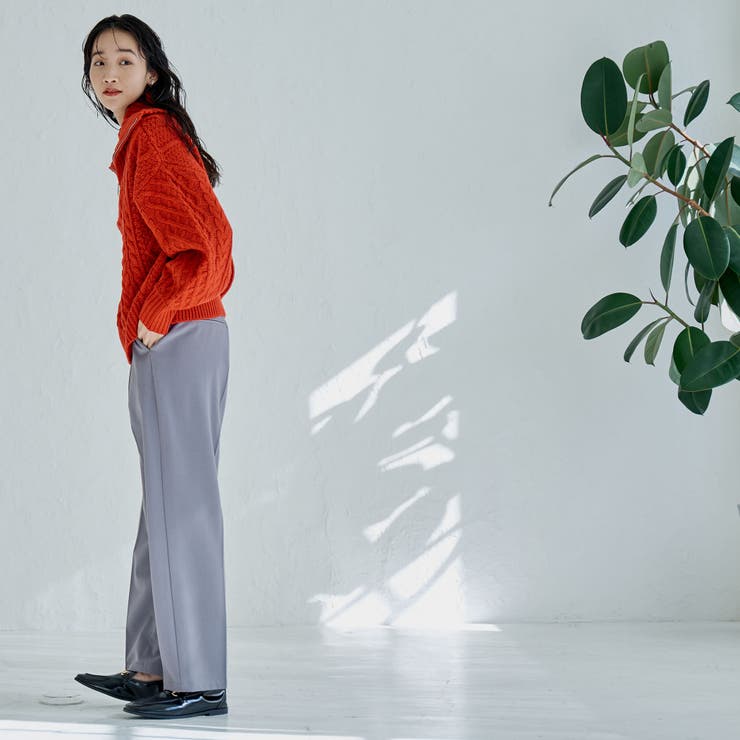 ケーブルハーフジップニット | coen【women】 | 詳細画像31 